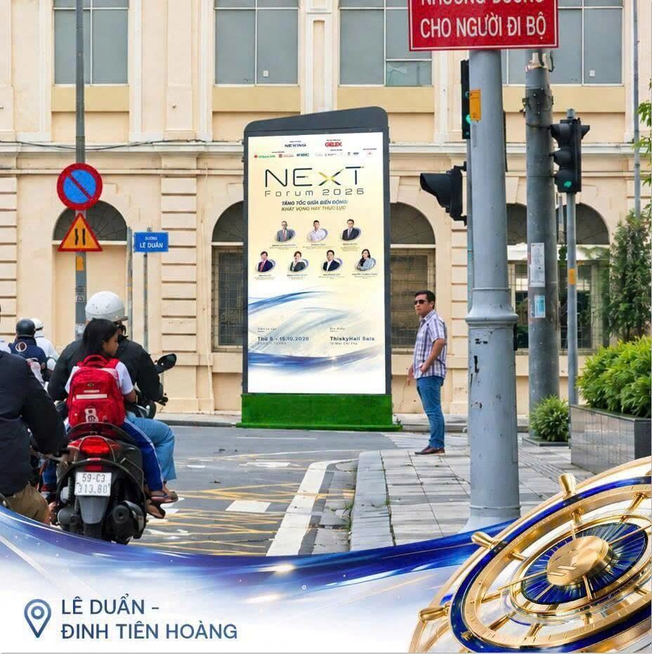 Quảng cáo ngoài trời tại Lê Duẩn - Đinh Tiên Hoàng