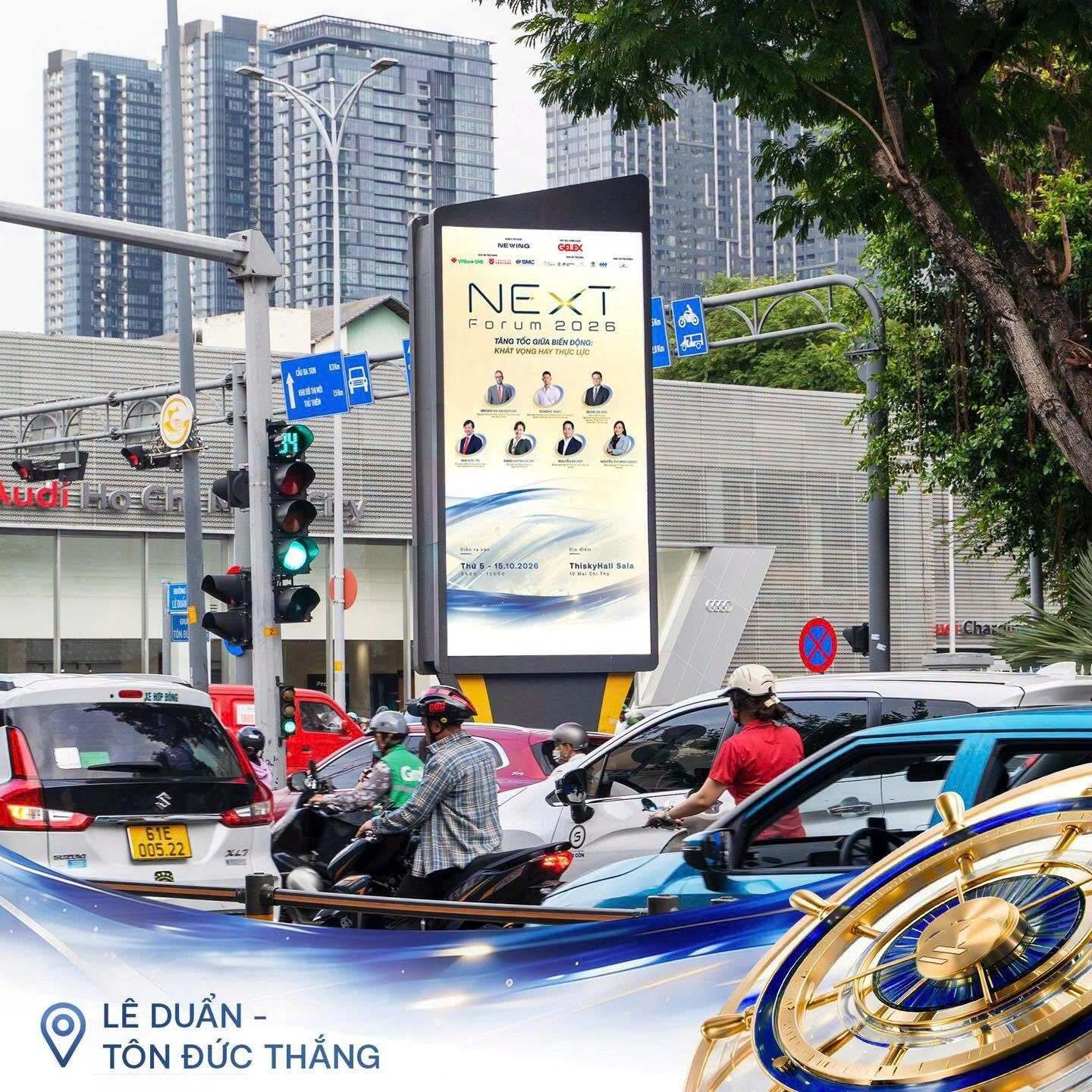 Quảng cáo ngoài trời tại Lê Duẩn - Tôn Đức Thắng
